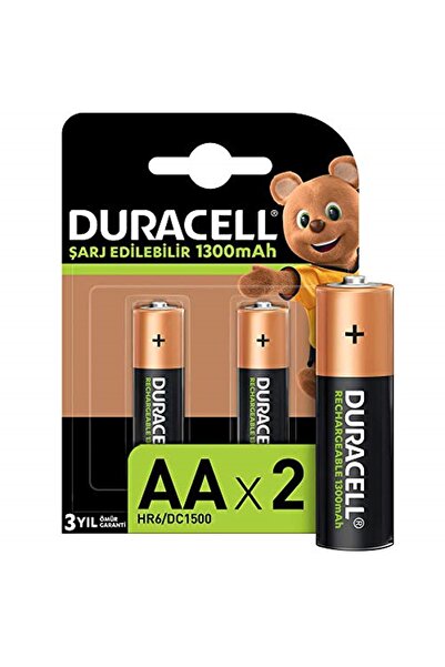 Duracell Marka: Duracell Şarj Edilebilir Aa 1300Mah Piller, 2’Li Paket Katego...