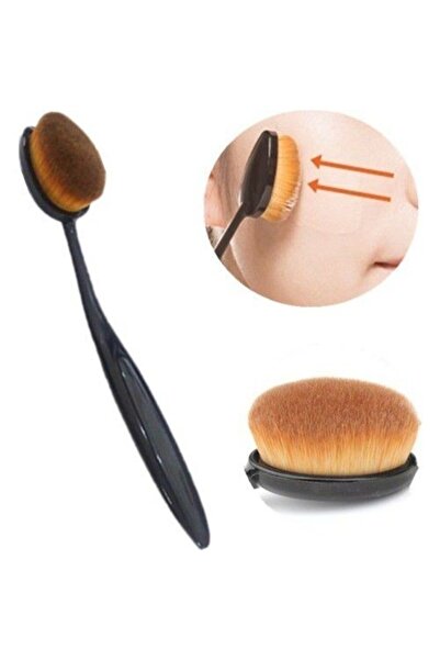 gaman فرشاة مكياج بيضاوية احترافية - فرشاة كونتور وملعقة