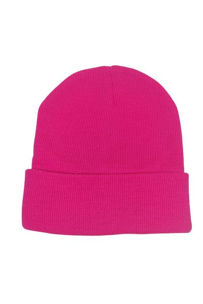 PAKER GİYİM Unisex Fuchsia Folded Basic Beret