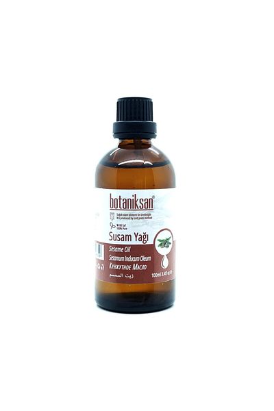 botaniksan 100ml Sesame Oil - Cold Pressed, Pure, Natural, No Additives