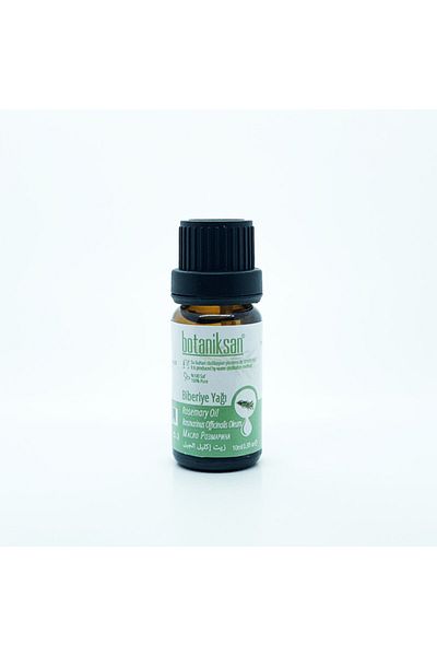 botaniksan 10ml Natural Rosemary Oil with Distillation - Pure and Additive-Free