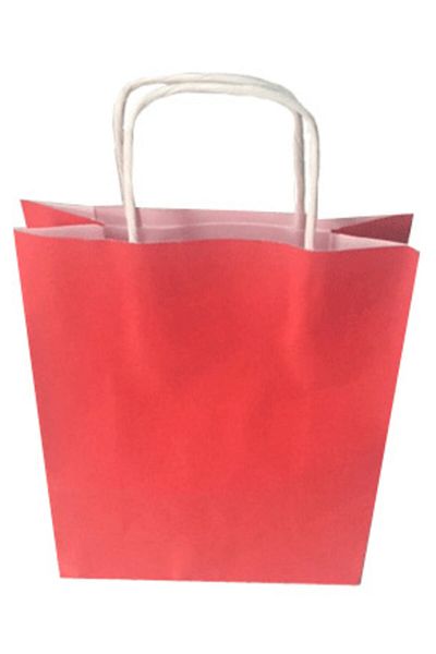 Kraft Red Bag 25x12x31 (50 Pieces) (Paper Bag)