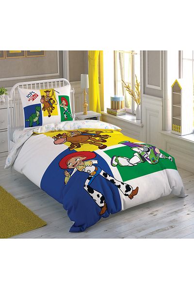 Taç Disney Toy Story 4 Adventure Single Duvet Cover Set