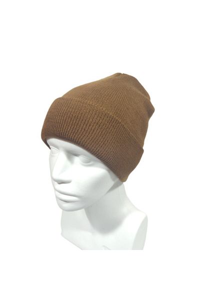 PAKER GİYİM Unisex Brown Fold Basic Beret