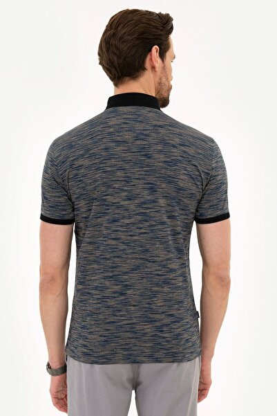 Pierre Cardin Μπλουζάκι Polo Neck Navy Blue Slim Fit