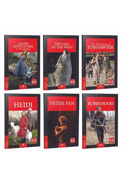 MK Publications English Reading Book Stage-1 Set - 6 Books - QR Code Listening