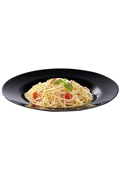 Luminarc Friends Time Tempered Pasta Plate 28 Cm Black