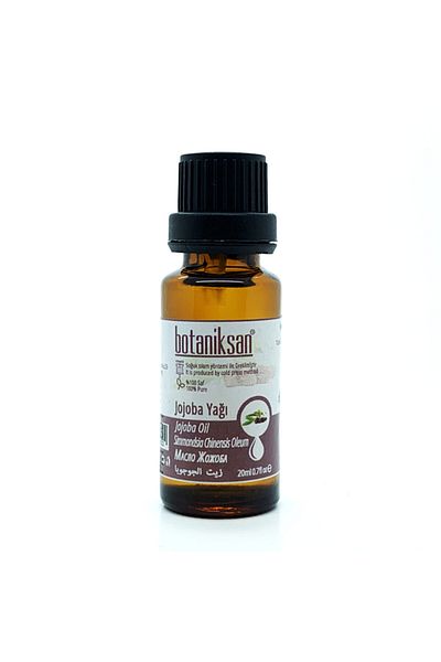 botaniksan 20ml Jojoba Oil - Cold Pressed, Pure, Natural and Additive-Free