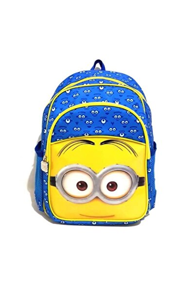 Minions Unisex Mavi Okul Çantası 87800
