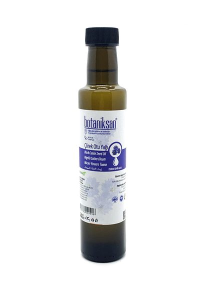 botaniksan 250ml Cold Pressed Black Cumin Oil - Pure, Natural, No Additives