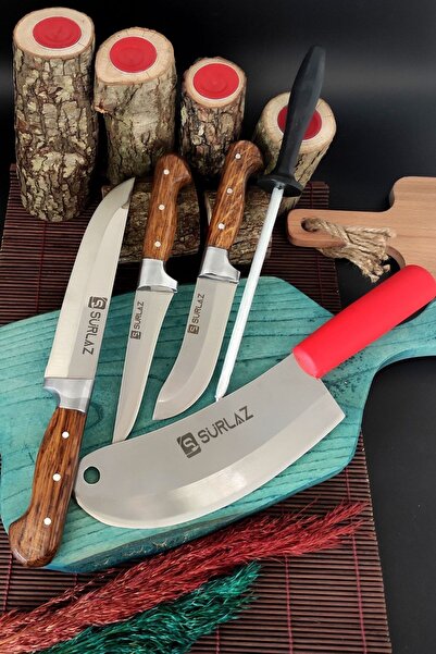 SürLaz Masatlı 5 Parça Bıçak Seti