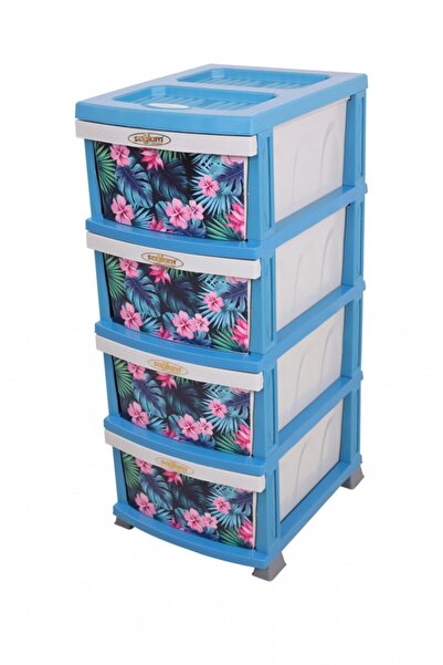 sağlam plastik Elegant Desenli Komodin