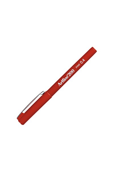 artline 200 Fine Writing Koyu Kırmızı Kalem