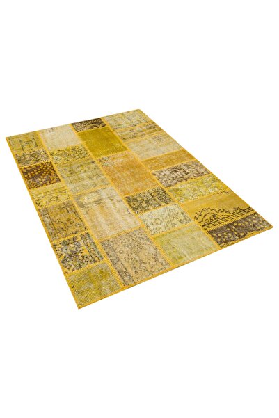 Sempati halı Gerçek El Dokuma Eskitme Halı 120 X 180 Cm 5641