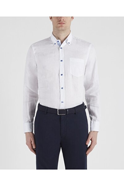 PAUL&SHARK قميص منسوج للرجال C.w.linen