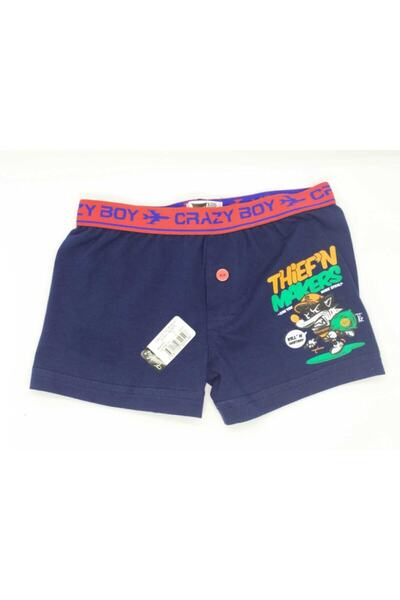 Tutku Renkli Erkek Çocuk Boxer 6 Lı Paket