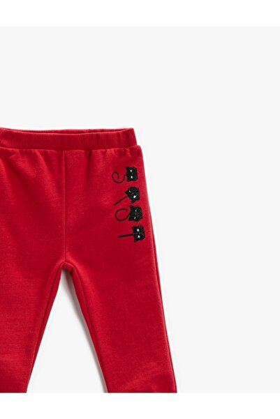 Koton Kız Çocuk Kırmızı Eşofman Altı