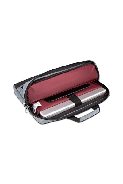 Classone Workout Tl5004 15.6" Su Geçirmez Kumaş ,macbook Mac Air, Notebook, Laptop El Çantası-gri