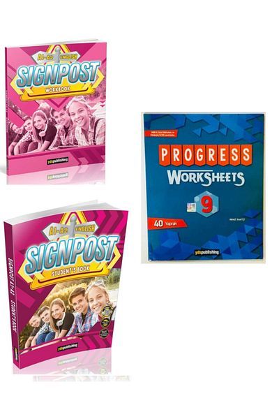 Ydspublishing Yayınları Yds Publishing Spring.Signpost A1-a2 Student's Book + Woorkbook + Progress Worksheets