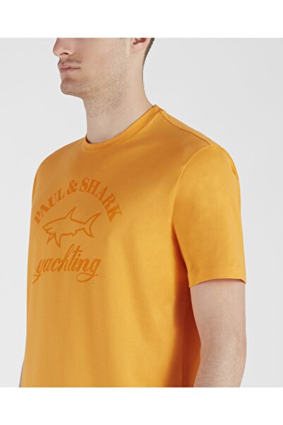 PAUL&SHARK Ανδρικό πλεκτό μπλουζάκι C.w. Βαμβάκι