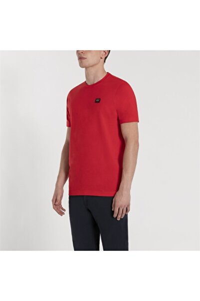 PAUL&SHARK Ανδρικό πλεκτό μπλουζάκι C.w. Βαμβάκι