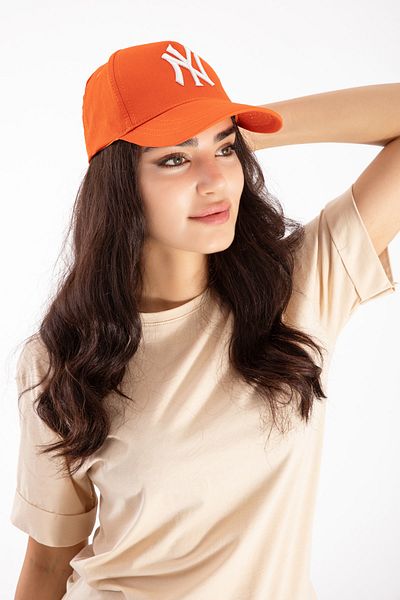 LadyColor Pălărie portocalie unisex - Ny New York