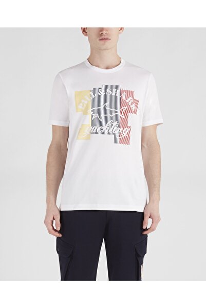 PAUL&SHARK Ανδρικό πλεκτό μπλουζάκι C.w. Βαμβάκι