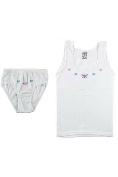 Muray Pack of 4 Tutku Wide Strap Girls Athlete Panties Set