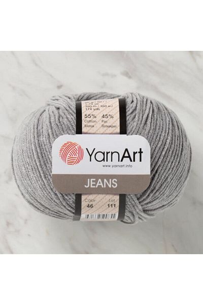 Yarnart Jeans Amigurumi Knitting Thread 46 Gray