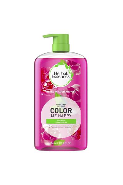 Herbal Essences شامبو كولور مي هابي 865 مل خالي من البارابين وواقي اللون