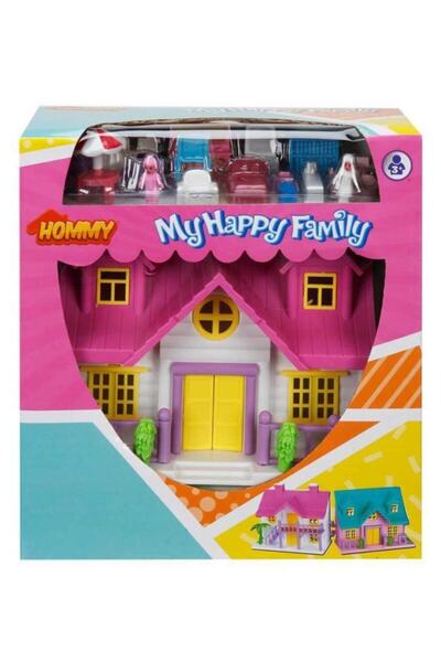 Sunman Iki Katlı Aksesuarlı Ve Figürlü Mini Oyuncak Ev