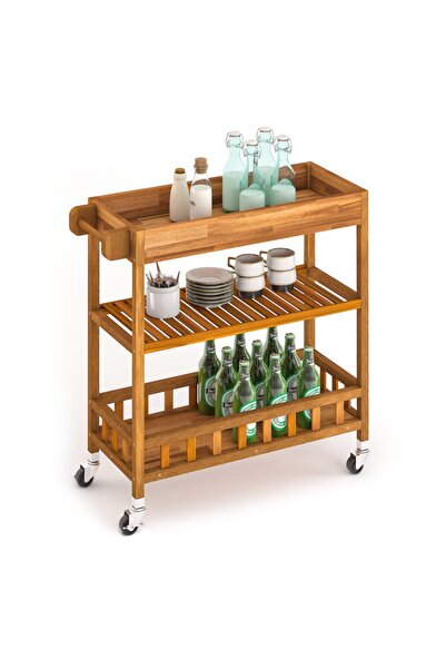 INTERBUILD REAL WOOD Interbuild Masif Akasya,holger Tepsili Mutfak Servis Ara...