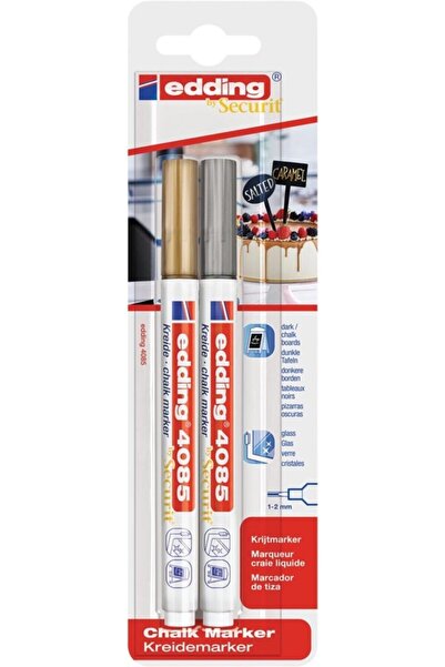 Edding Cam Kalemi Ikili Blister Altın & Gümüş E-4085