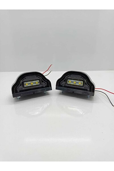 cm solar Ledli Plaka Lambası 12v - 24v Siyah 2 Adet