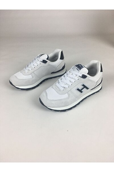 Hammer Jack Pantofi sport unisex alb-marin închis 102 19250 Peru din piele na...