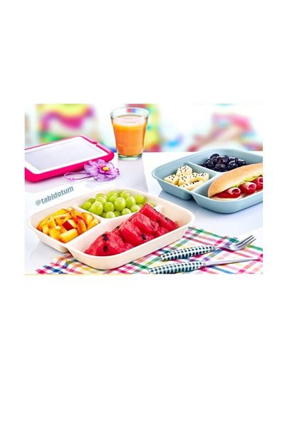 HOBBY LİFE Mira-Life 3 Compartment Breakfast Tab - Tabldot