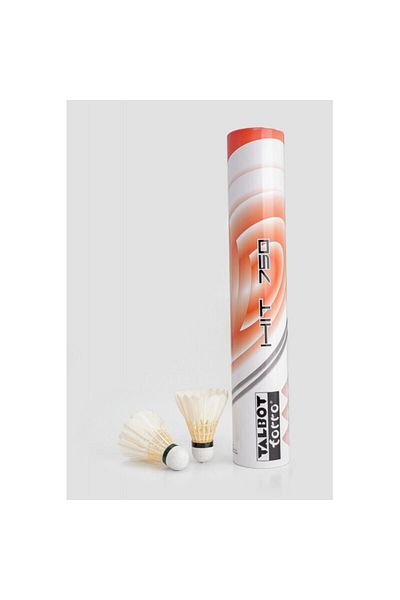 TALBOT Hit 750 Training Badminton Shuttlecock