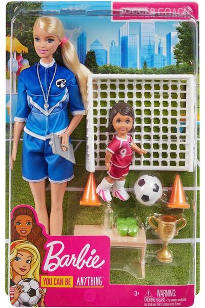 Barbie Barbie Kariyer Futbol Antrenörü Sarı Saç
