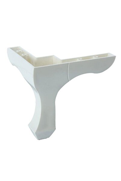 Odabaşı Star Plastik Lukens Mobilya Ayağı Beyaz 13.5 Cm 4 Adet