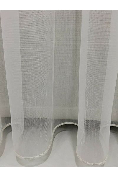 CEYHAN STORE Ecru Lead Skirt and Tulle Curtain - 1*3 Pleated Floor Tt
