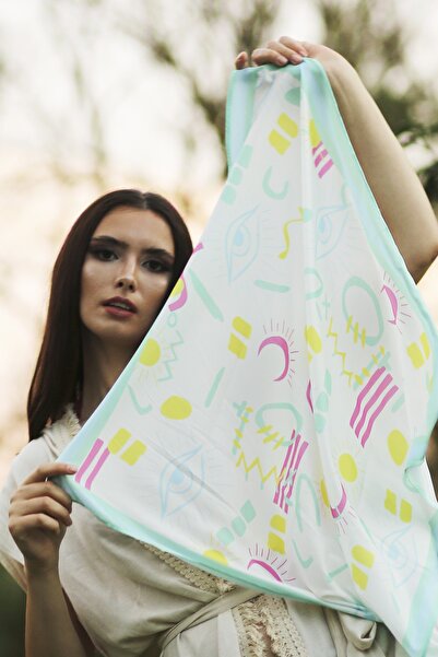 Ava Göz Desenli Fular&bandana