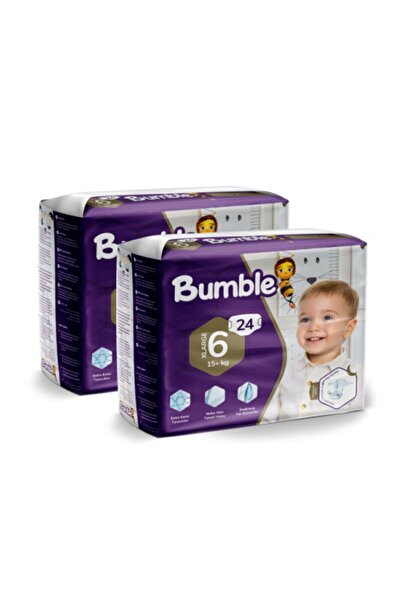 Bumble Size 6 Xlarge Baby Diapers Eco Package 48 Pieces |   15kg
