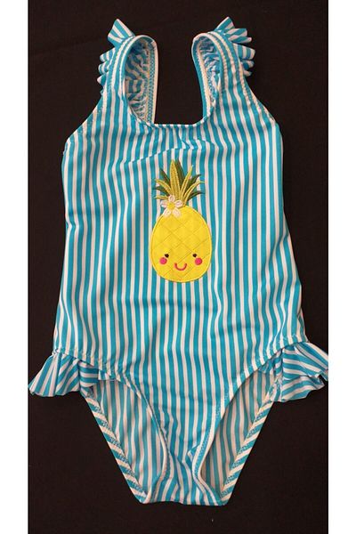 Sunsurf Costum de baie pentru fete albastru