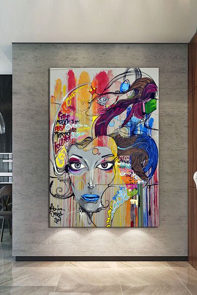 Morfil Sanat Atölyesi Pictură artistică pe pânză cu graffiti