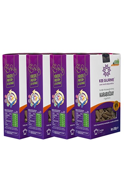 Kbgurme Glutensiz & Vegan Filizlendirilmiş Karabuğday Makarna Rigatoni 200gr ...
