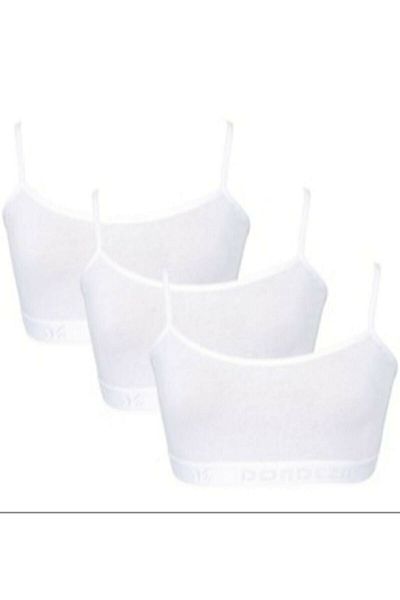 Muray Pack of 6 Children's White Dondeza Training Bras