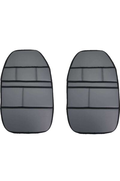 caraks Audi A3 Hb μετά το 2013 - Γκρι τεχνητό δέρμα οργάνωσης πλάτης καθίσματ...