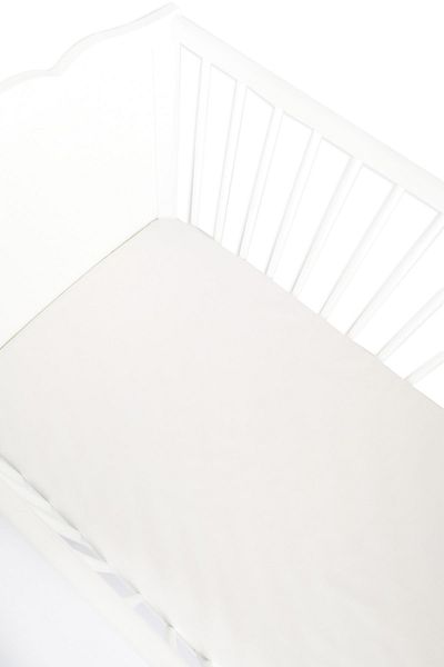 Piamom 90x200 Montessori Single Elastic Sheet Off White