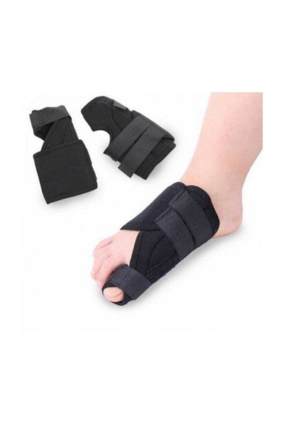 megev medikal جبيرة ليلية Megev Hallux Valgus (يمين) (مصنوعة من قماش إسفنجي مع منشفة على السطح الداخلي.)