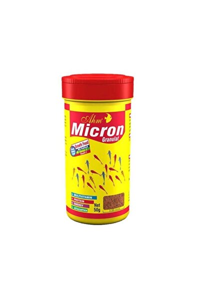 Ahm Micron Yavru Balıklar Için Büyütme Yemi 100ml